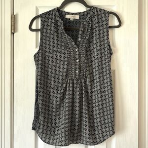 Loft sleeveless blouse